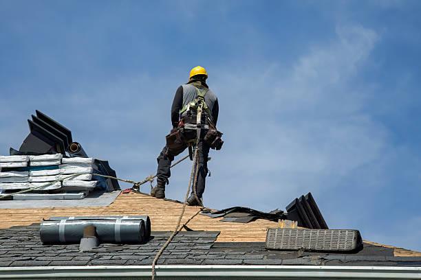 Professional Roofing technician working in North Lewisburg, OH